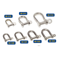 6mm Strip Shackle Stainless Steel