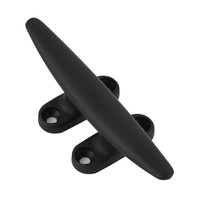Cleat, 4 Hole Deck, 6"(152mm), Black