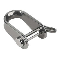 D Shackle, 1/4"(6mm) Pin