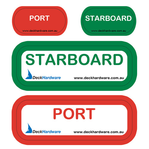 Port and Starboard Stickers