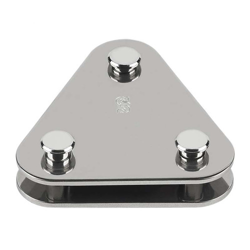 Triangle Plate, Stepped, 1/2"-3/8" (13-10mm)