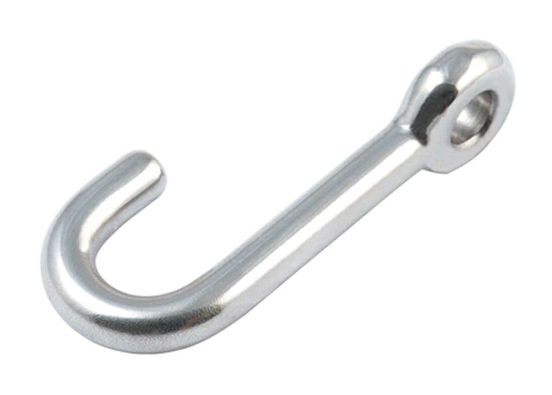 52mm Forged Stainless Steel Twisted Hook - Allen Brothers