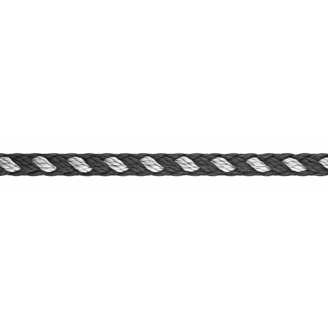 Holiday 16mm Black/Silver 16 plait - LIROS Ropes