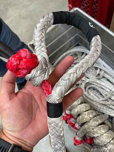 LIROS Ropes Dyneema Soft Shackle with Locky's hand for size
