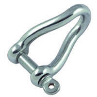5mm round body twisted shackle