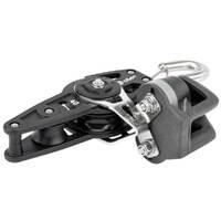 40mm Dynamic Fiddle Block/Becket with Hook and A..77 Cleat