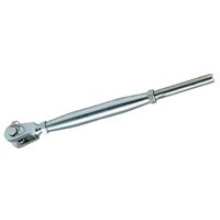 Fork and stud rigging screw with M6 thread for 3mm wire