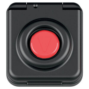 Square switch aluminium cover with red button