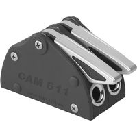 Flat cam 611 clutch, double clutch, silver aluminium handle for lines 6-10mm