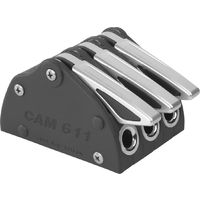 Flat cam 611 clutch, triple clutch, silver aluminium handle for lines 6-10mm