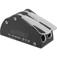 V-cam 814, double clutch, silver aluminium handle for lines 8-10mm