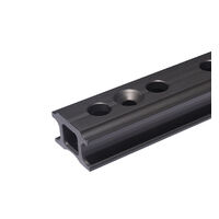 Hard black anodized 4Race track, 47x31, Stop pin holes