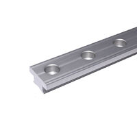 40 x 8mm silver anodised T track, holes distance 50 mm