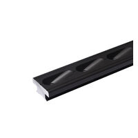40 x 8mm Hard black anodized T track, Automatic