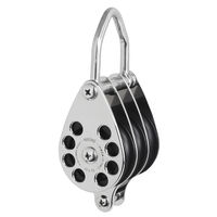 65mm stainless steel classic series, triple block with becket