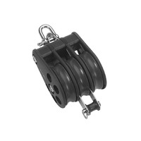 64mm Plain Bearing Pulley Block Triple Reverse Shackle and Becket