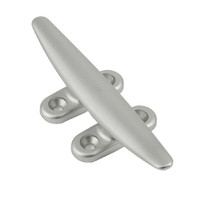 Cleat, 4 Hole Deck, 8"(203mm), Silver