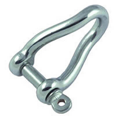 8mm round body twisted shackle