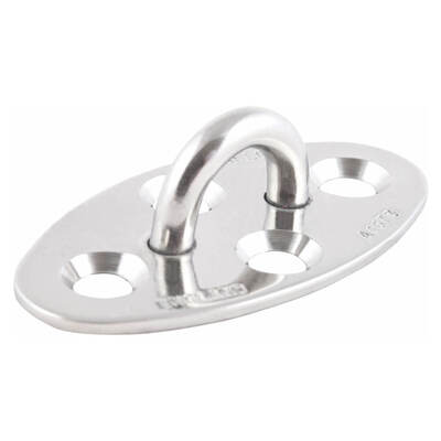 Stainless Steel looped anchor plate