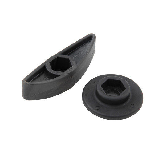 Large Plastic Wing Nut With Bolt Retainer