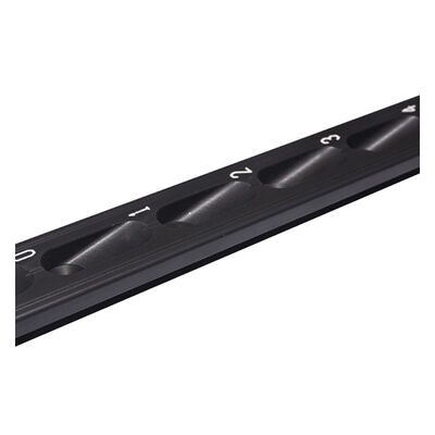 40 x 8mm Hard black anodized T track, Automatic 1130mm