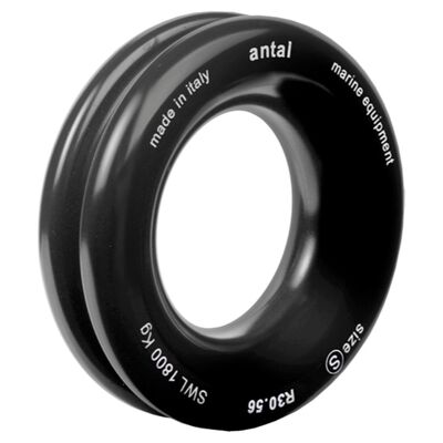 30mm Black anodised aluminium solid rings