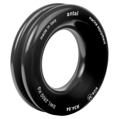 34mm Black anodised aluminium solid rings