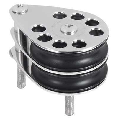 65mm stainless steel classic series, double foot block