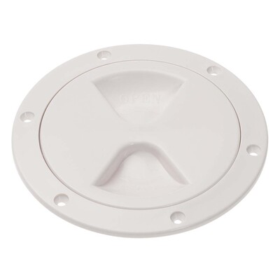 4 inch Screw Inspection Cover White
