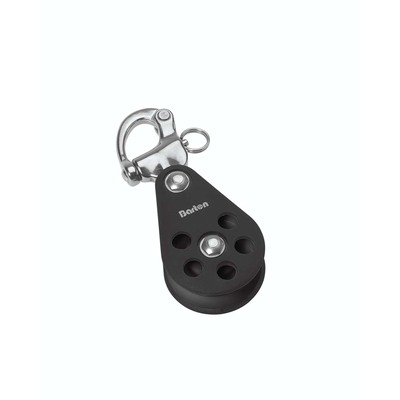 64mm Plain Bearing Pulley Block with Snap Shackle