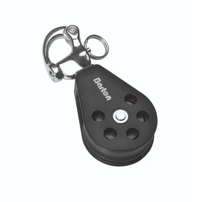 45mm Ball Bearing Pulley Block Single with Snap Shackle