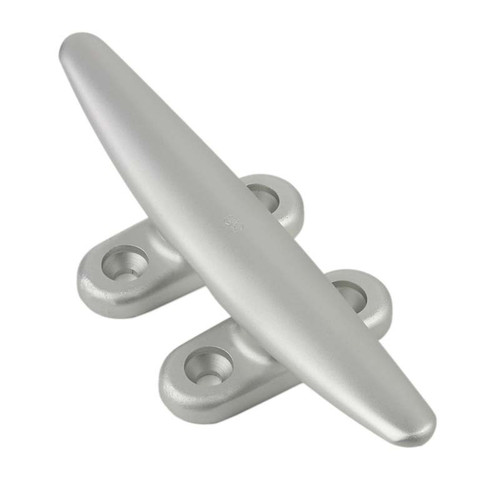 Cleat, 4 Hole Deck, 10"(254mm), Silver