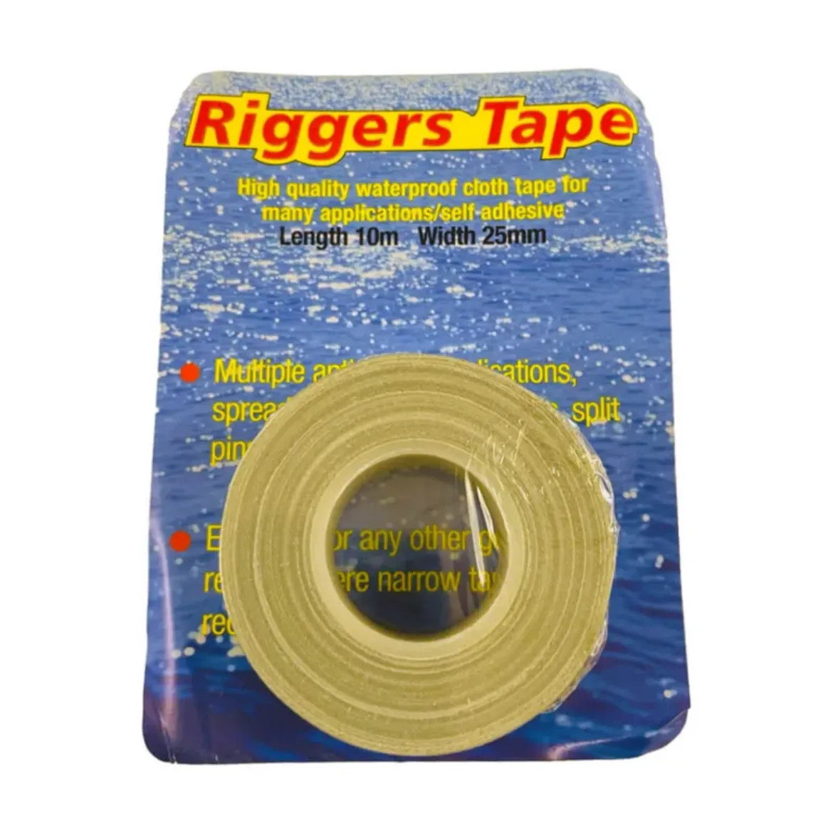 Riggers Tape Silver 25mm x 10m