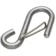 Stainless S Hook with Spring Latch