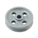 40mm x 12mm  x 8mm Plain Acetal Sheave with holes
