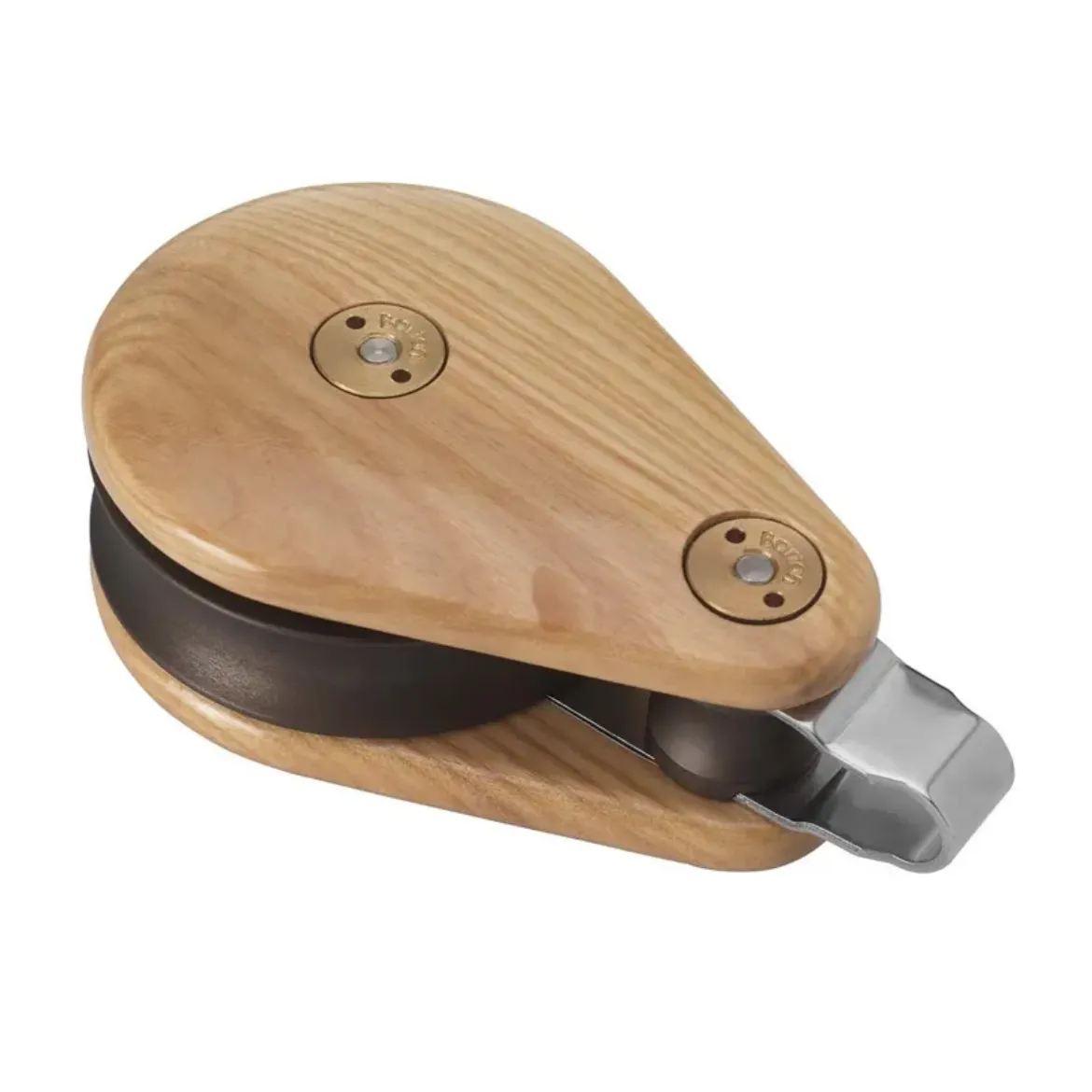 Picture of 80mm Single Fixed eye Classic Wooden Block