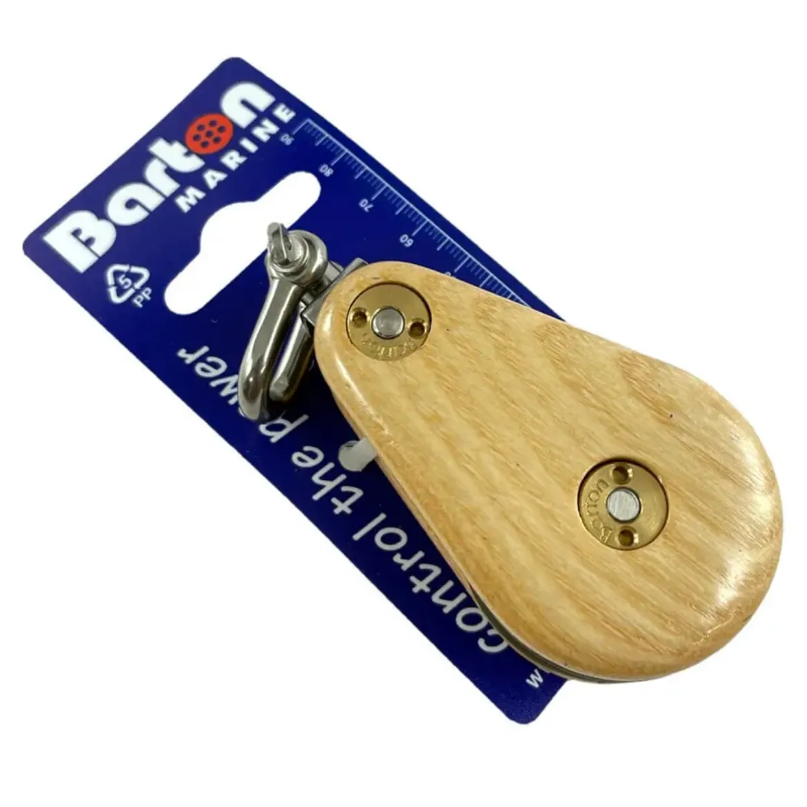 Picture of 45mm Single Swivel Classic Wooden Block