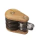 Picture of 45mm Triple Fixed Eye Classic Wooden Block