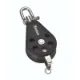 35mm Plain Bearing Pulley Block Single Swivel and Becket