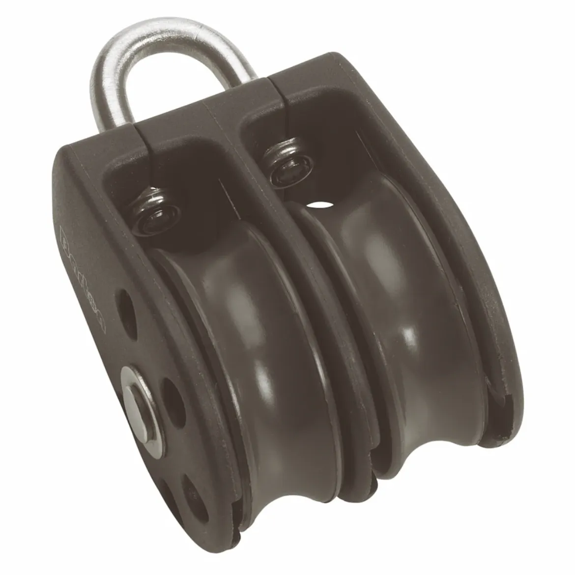 35mm Plain Bearing Pulley Block Double with Fixed Eye