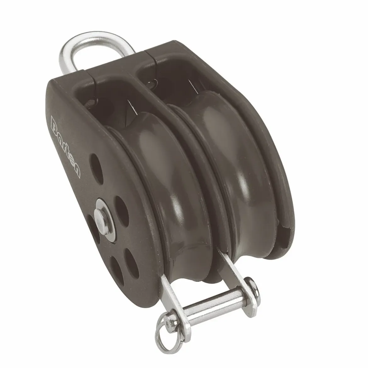 35mm Plain Bearing Pulley Block Double Fixed Eye and Becket