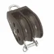 35mm Plain Bearing Pulley Block Double Fixed Eye and Becket