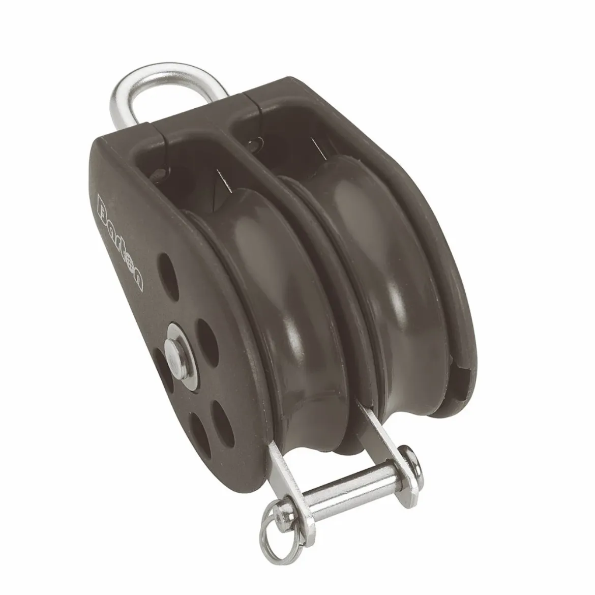 45mm Plain Bearing Pulley Block Double Fixed Eye and Becket