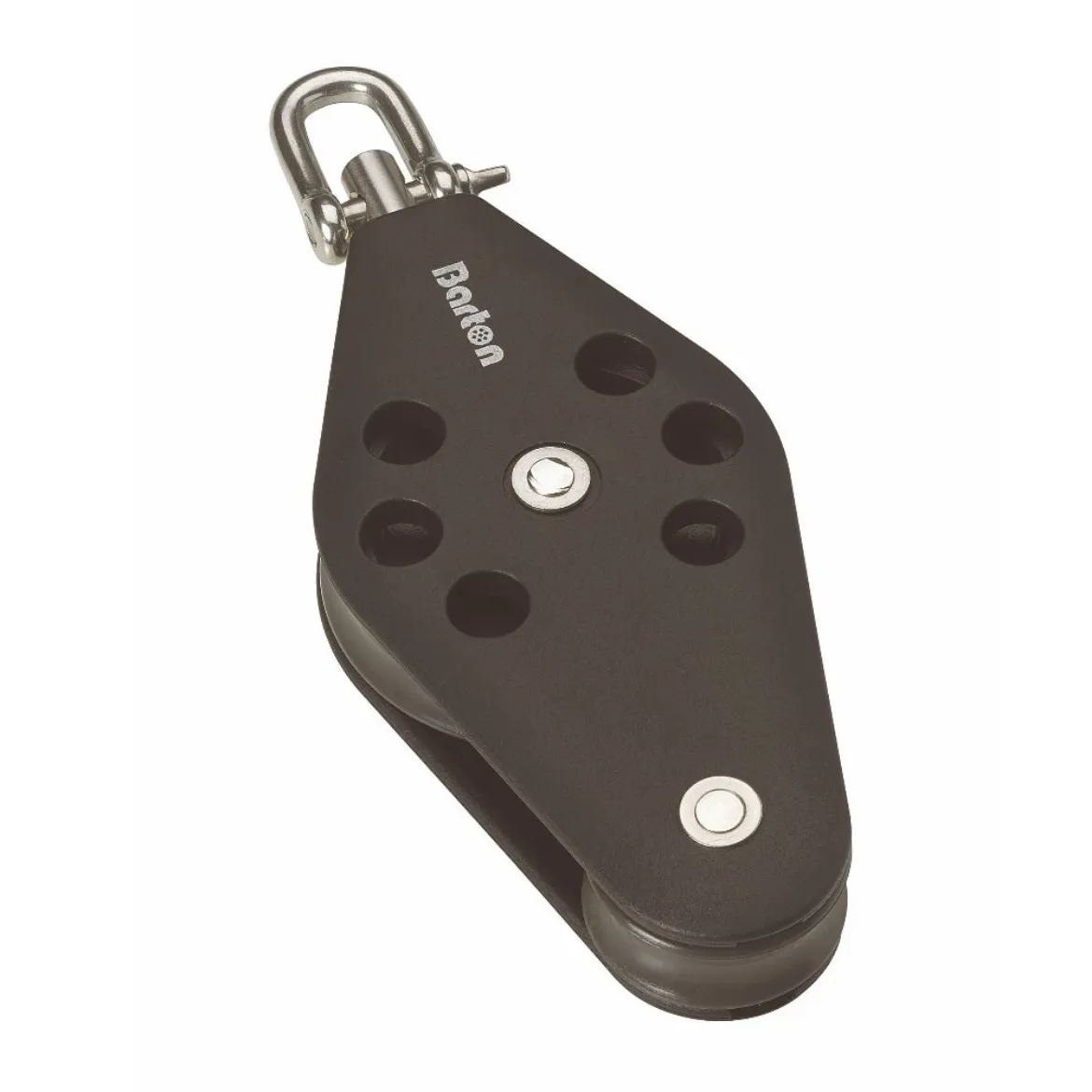 30/58mm Plain Bearing Pulley Block Fiddle with Swivel