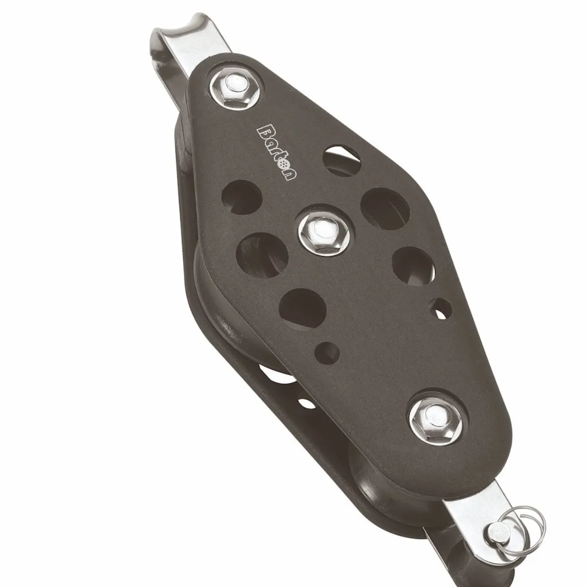 38/64mm Plain Bearing Pulley Block Fiddle Fixed Eye and Becket