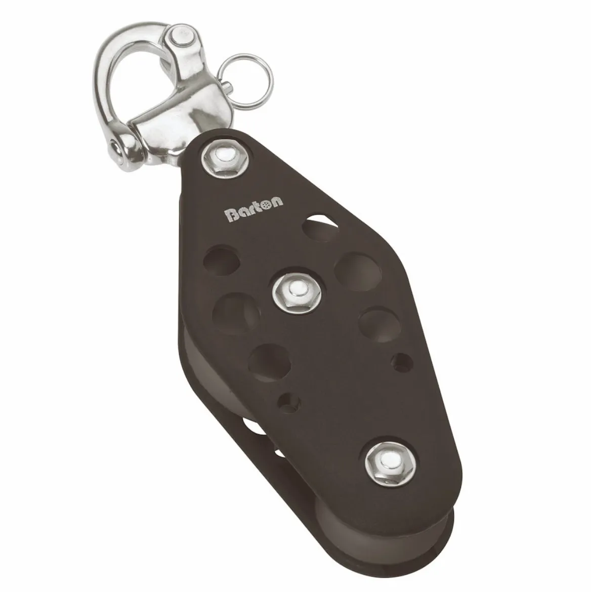 38/64mm Plain Bearing Pulley Block Fiddle Snap Shackle