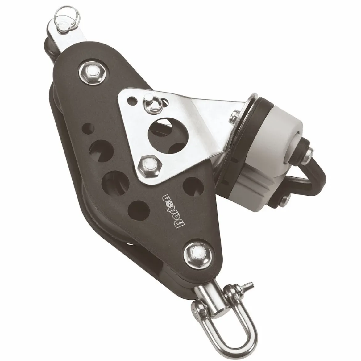 38/64mm Plain Bearing Pulley Block Fiddle Swivel Becket and Cam