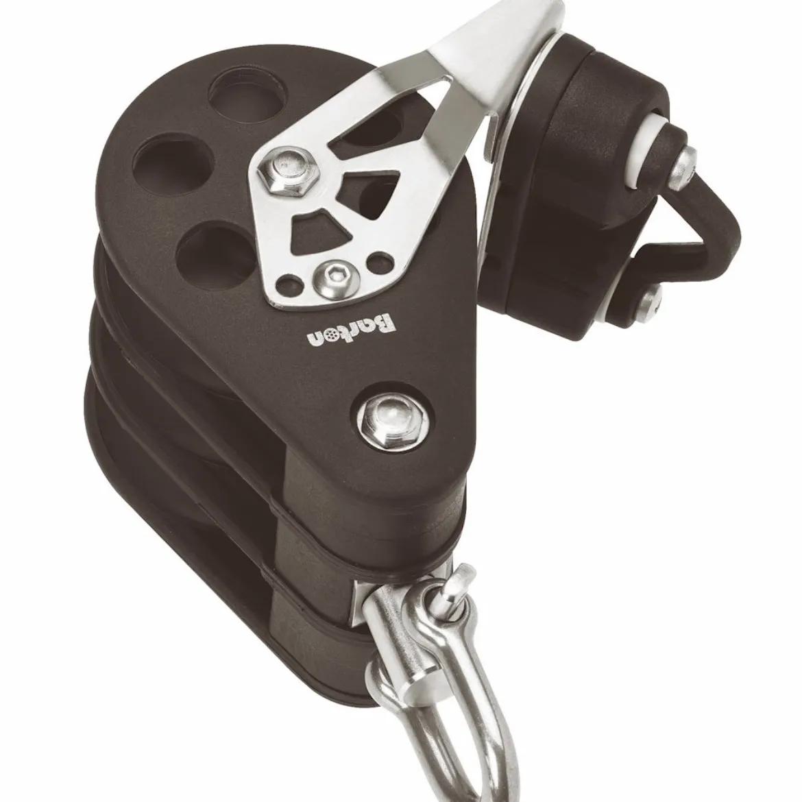 54mm Plain Bearing Pulley Block Triple Swivel and Cams