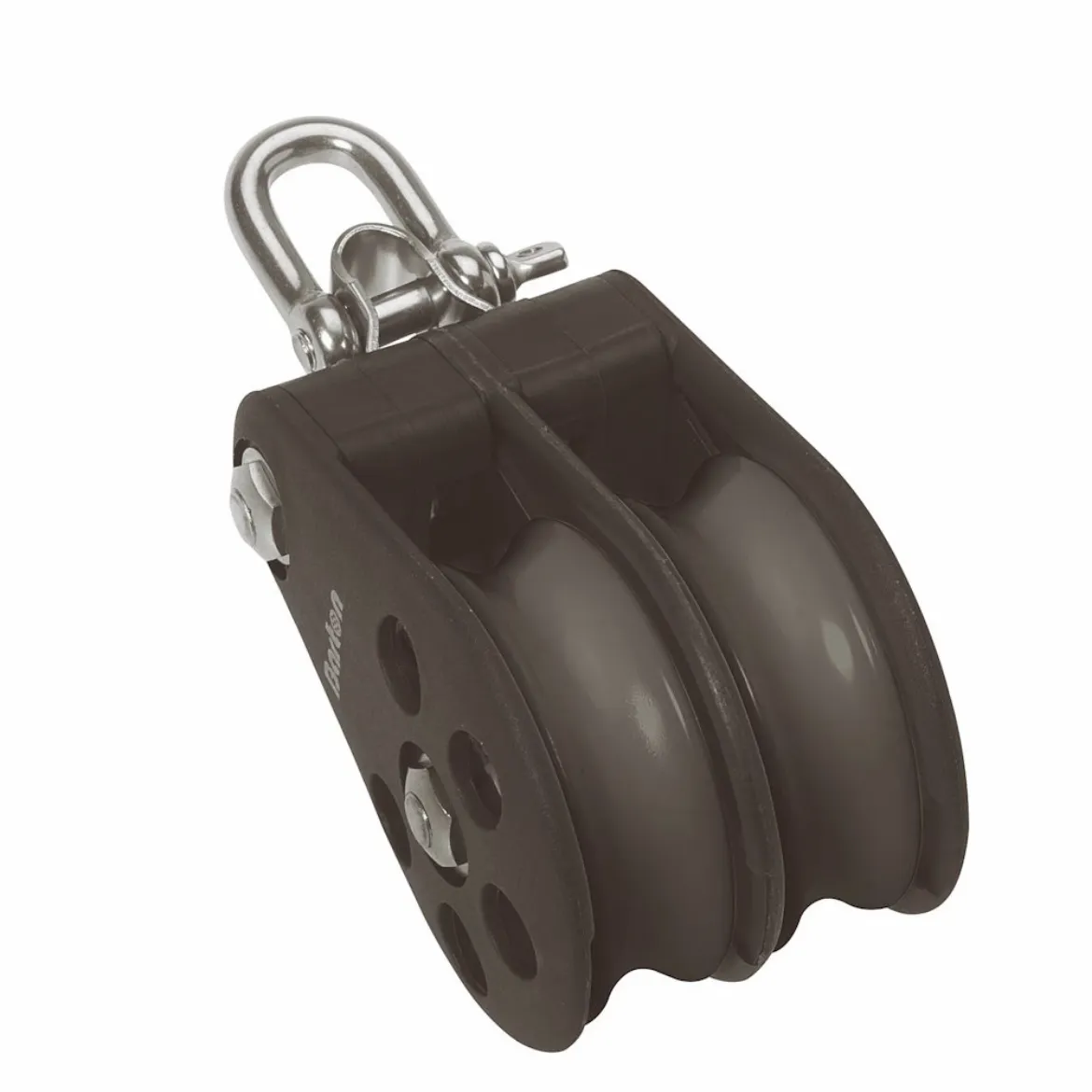 64mm Plain Bearing Pulley Block Double Reverse Shackle