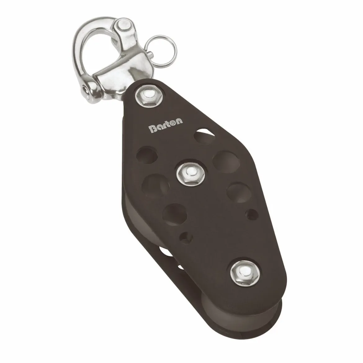 44/72mm Fiddle Plain Bearing Pulley Block Snap Shackle